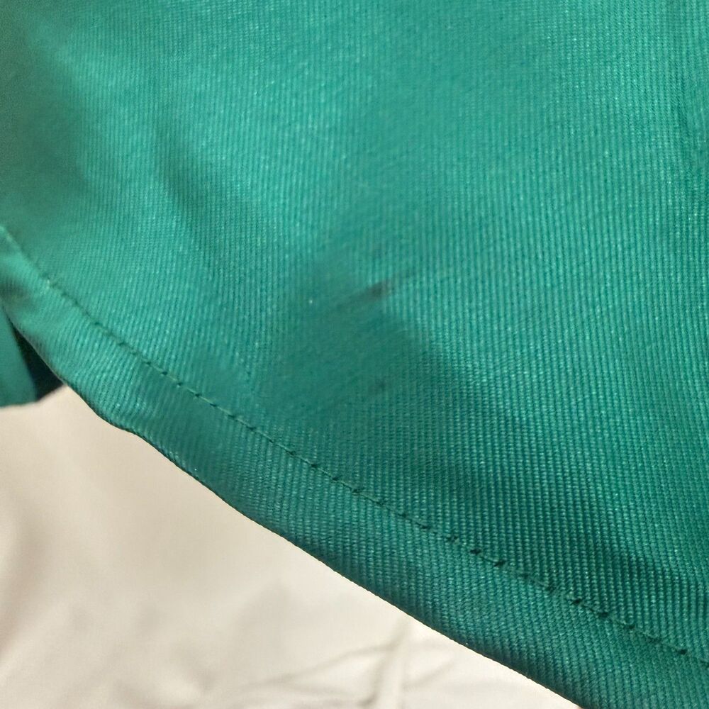 LULUS Broadway Show High-Low Gown S Emerald Green Woven Taffeta Fitted B80 - Picture 4 of 5